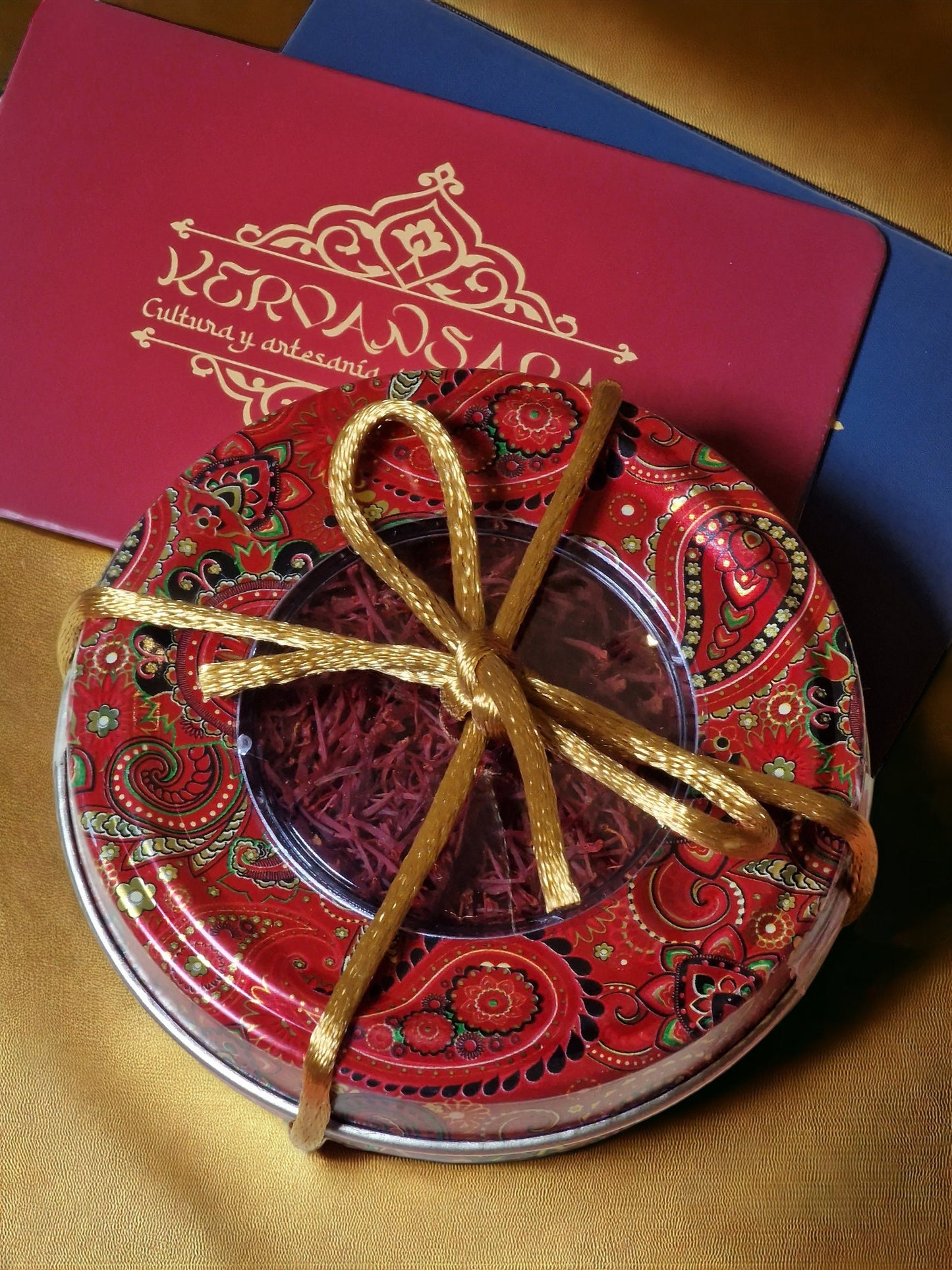 Persian Saffron Artisanal Superior Quality (Long Threads) - Metal Gift Box (except for purchases of 0.5g & 1g)