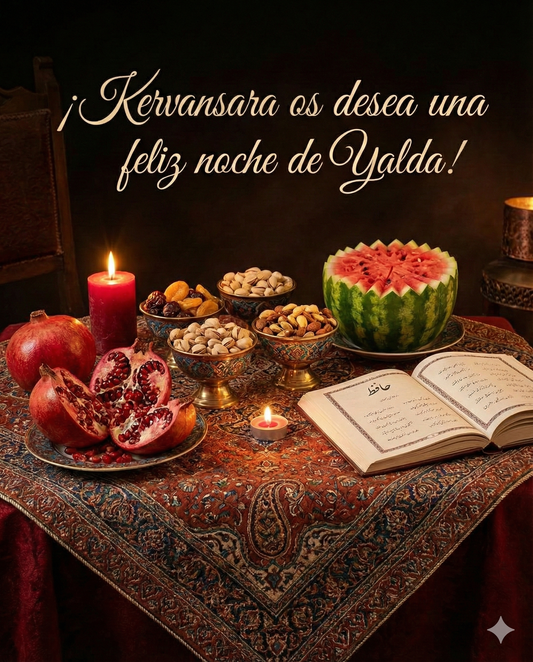 ¡Os deseamos una feliz Noche de Yalda!✨️🍉